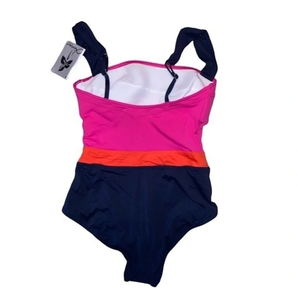 Livia Monte Carlo one piece colorblock swimsuit 38